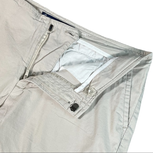 So Stretch Sz 3 khaki capri pants, slits on sides, thin waistband, pockets, EUC - Picture 3 of 10